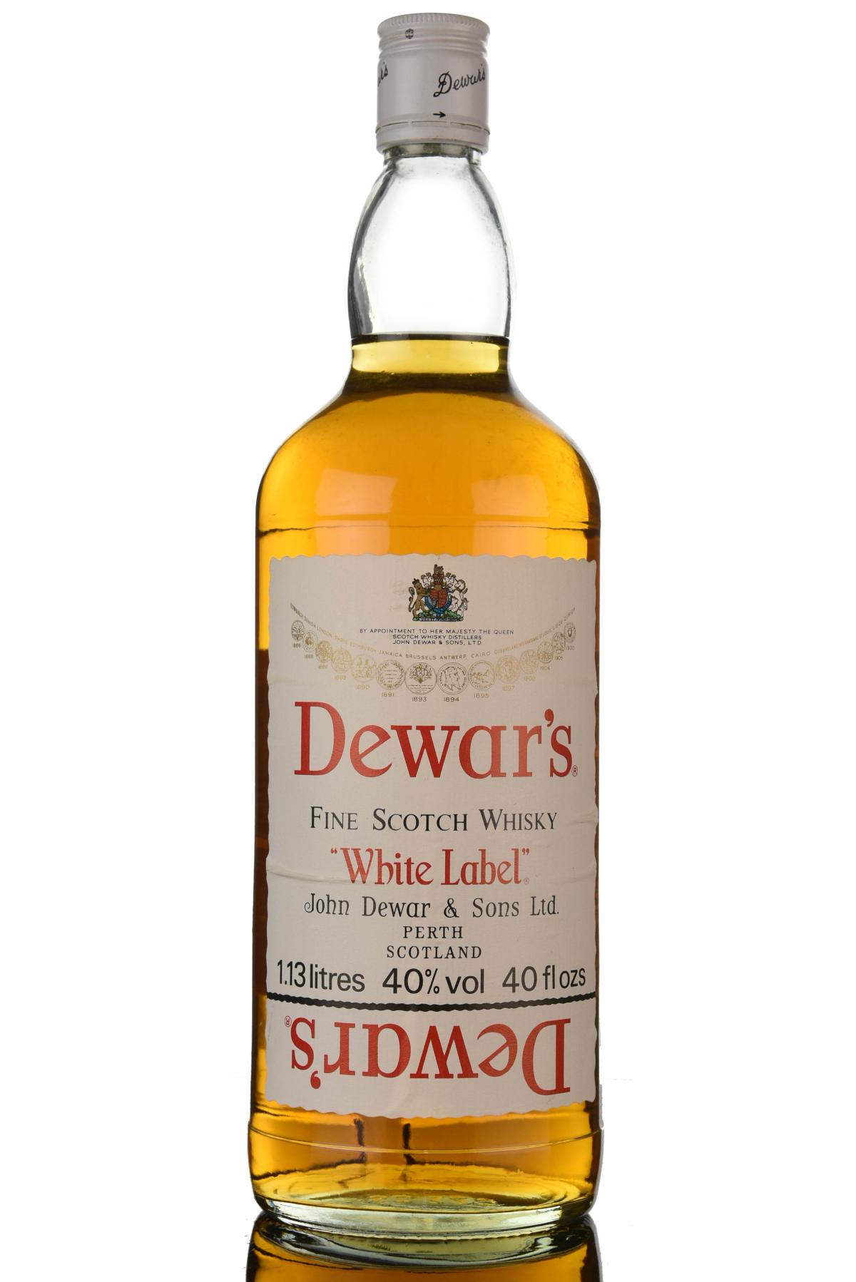Dewars White Label 1980s 113 Litres