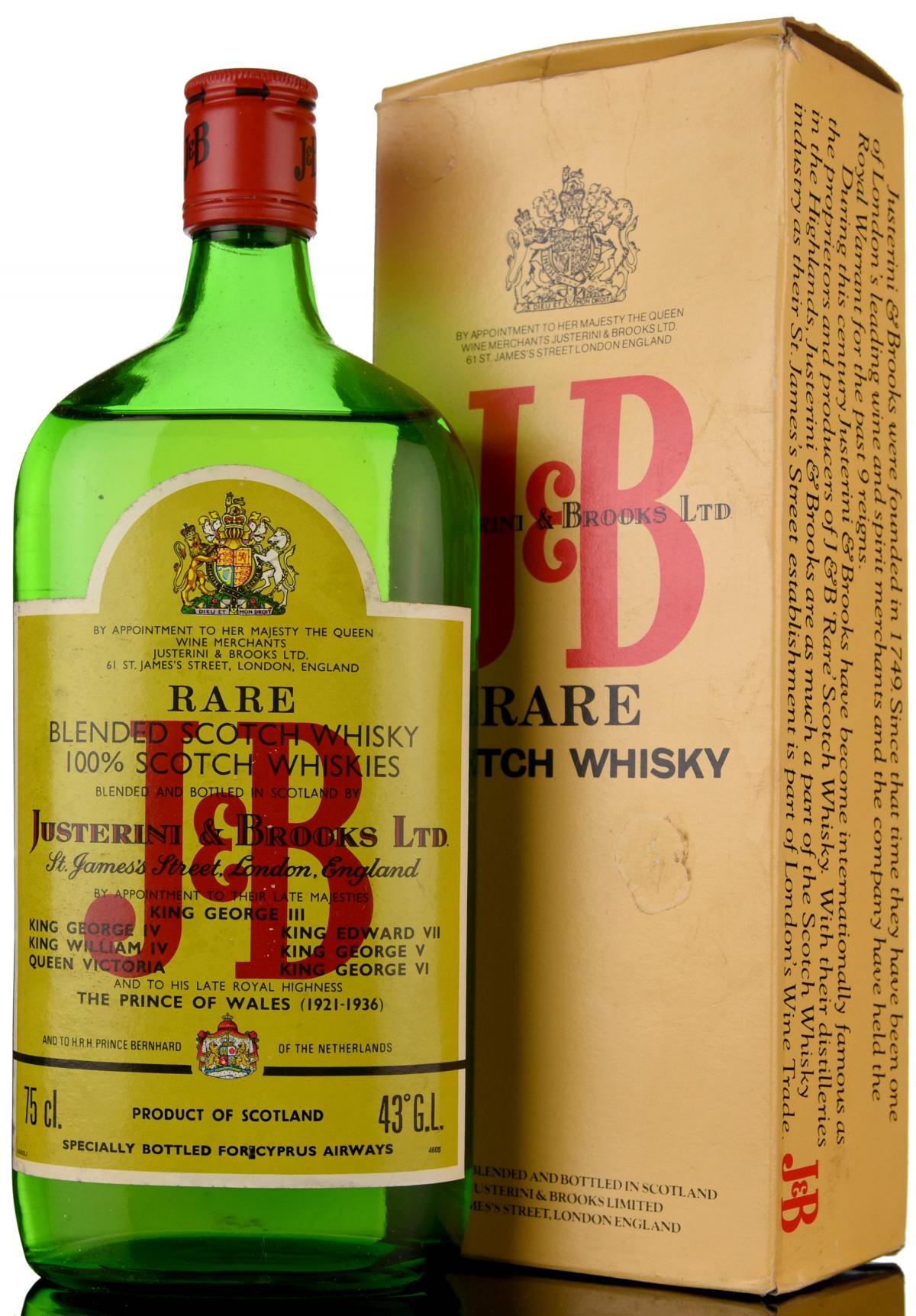 J&B Rare 1980s