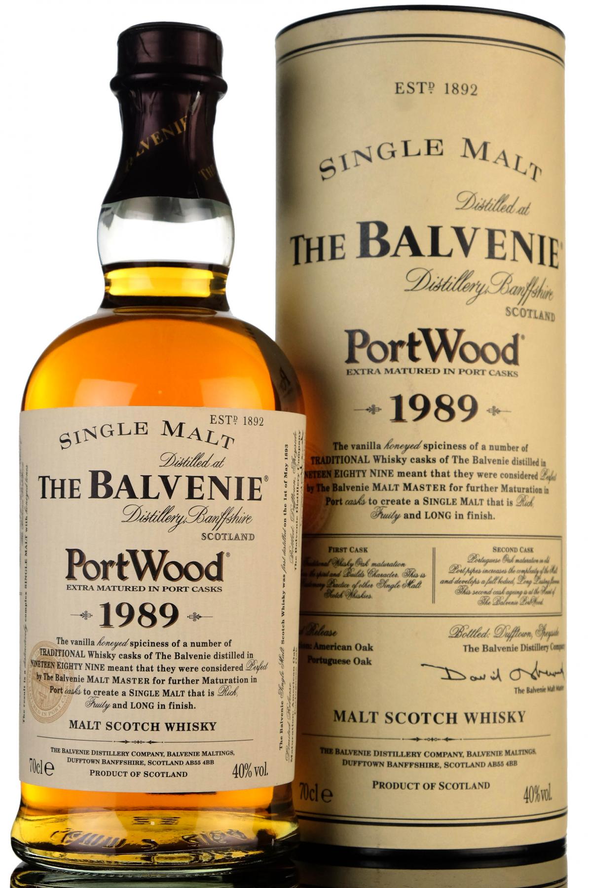 Balvenie 1989 - Port Wood