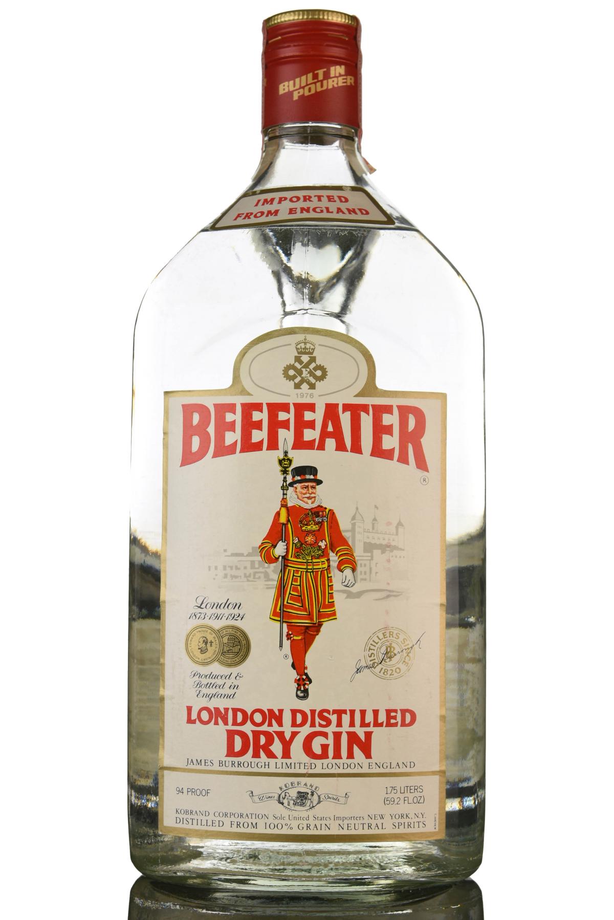 Beefeater Gin - 1980s - 1.75 Litres