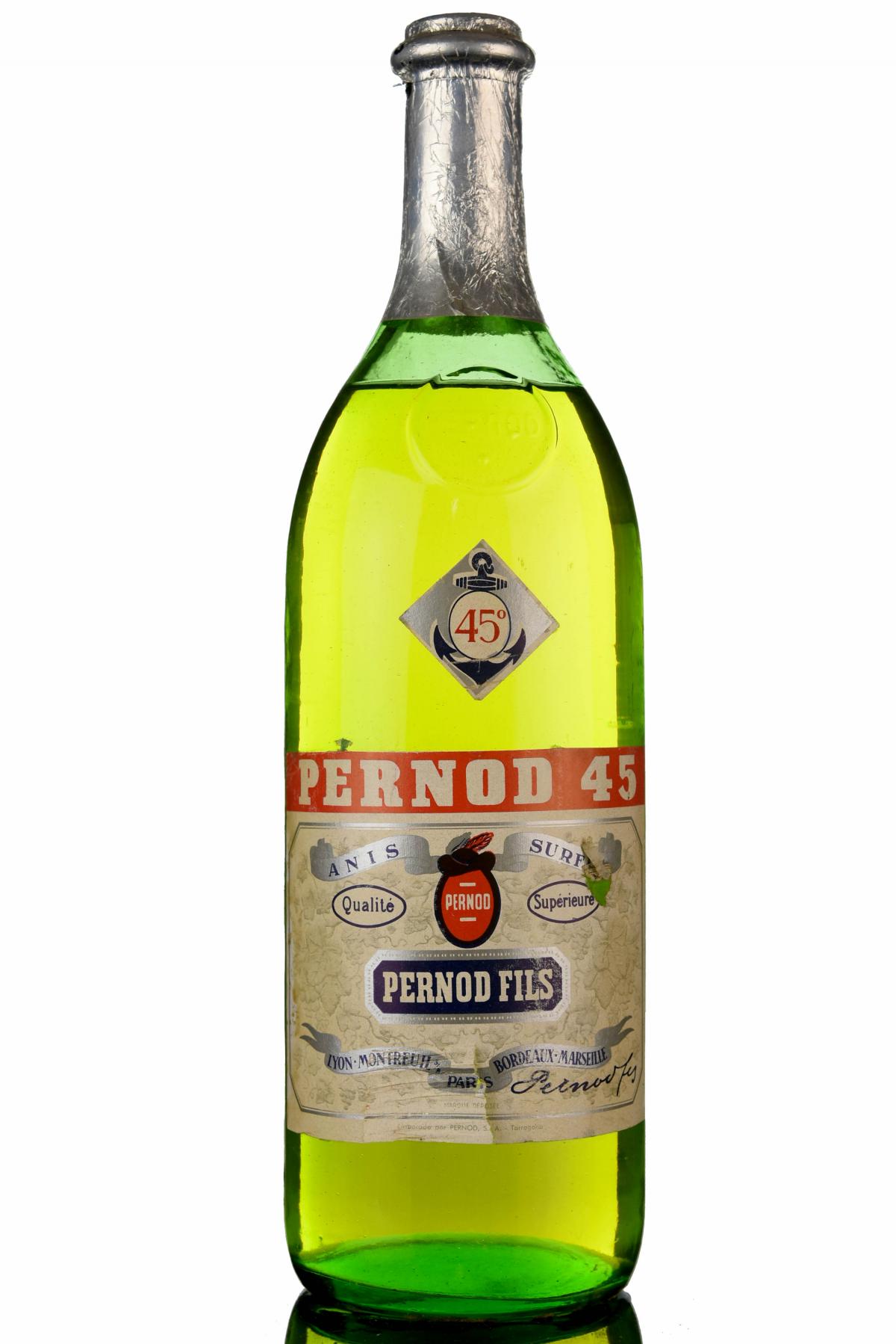 Pernod 45 Liqueur - 1960s