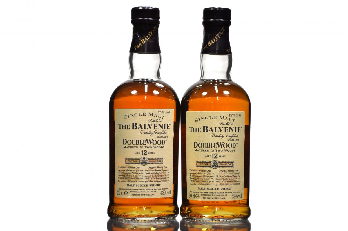 2 x Balvenie 12 Year Old - Doublewood - 20cl