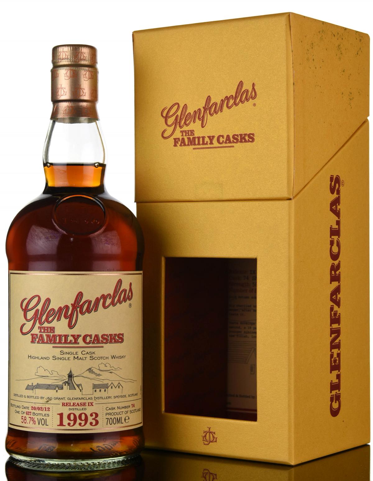 Glenfarclas 1993-2012 - The Family Cask 74