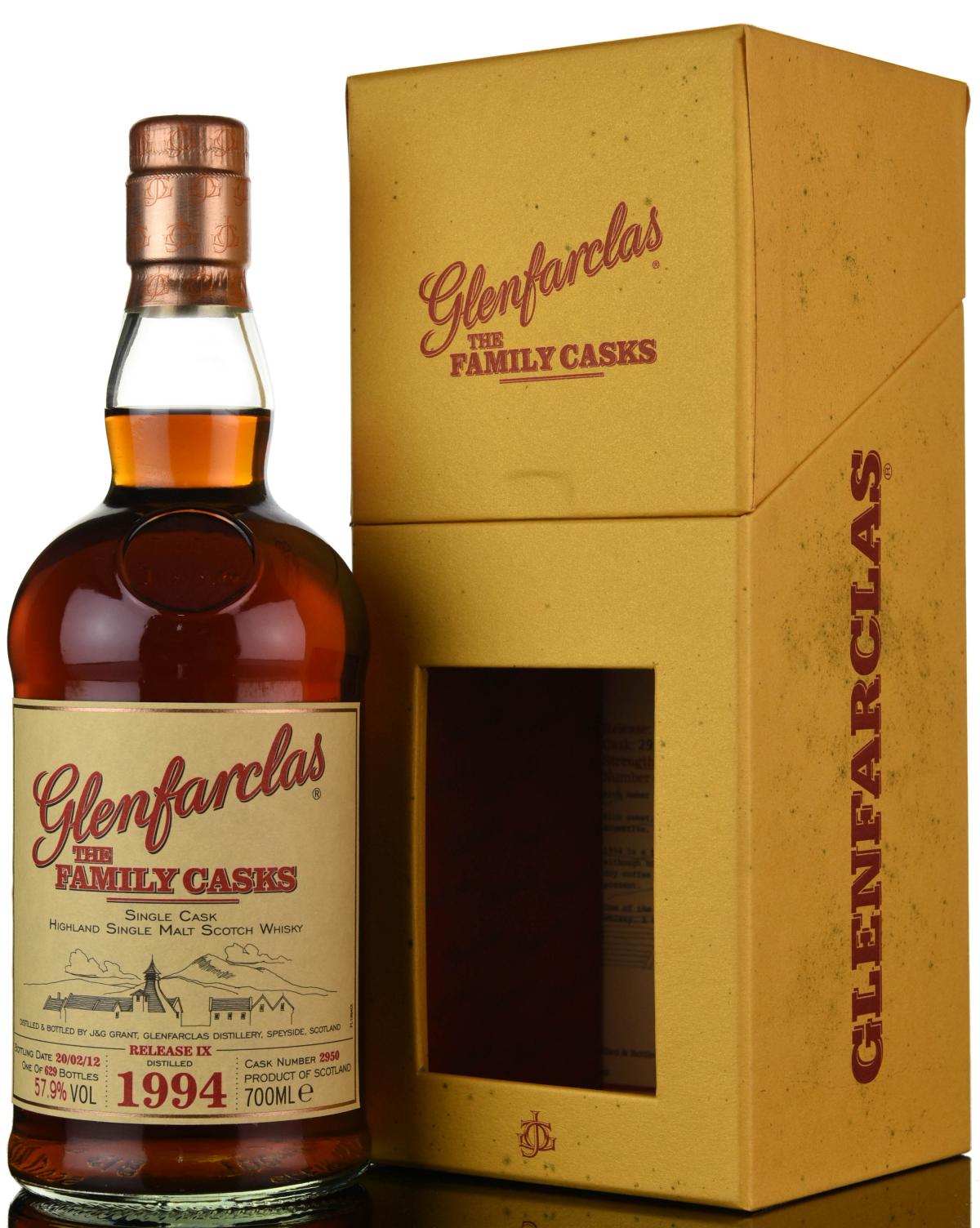 Glenfarclas 19942012 The Family Cask 2950