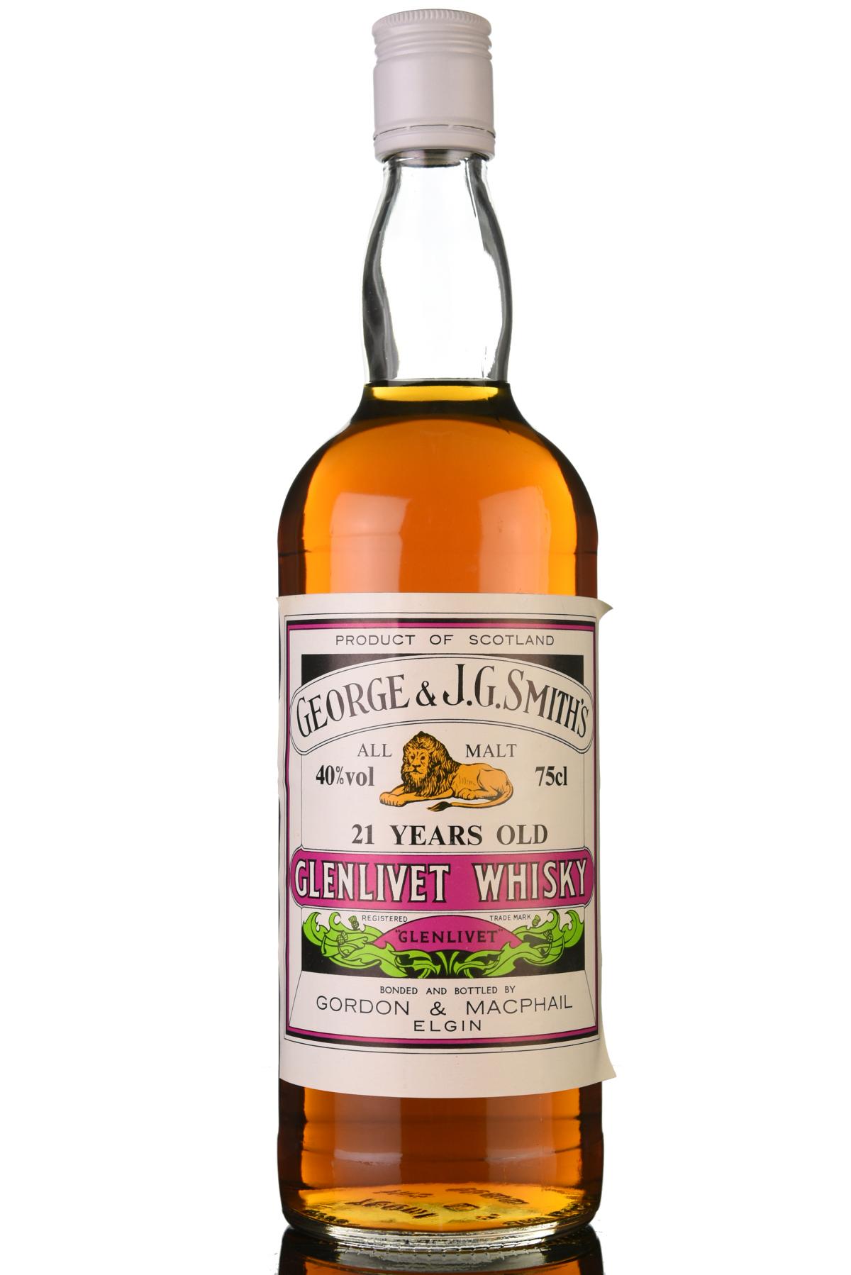 Glenlivet 21 Gordon Macphail 1980s