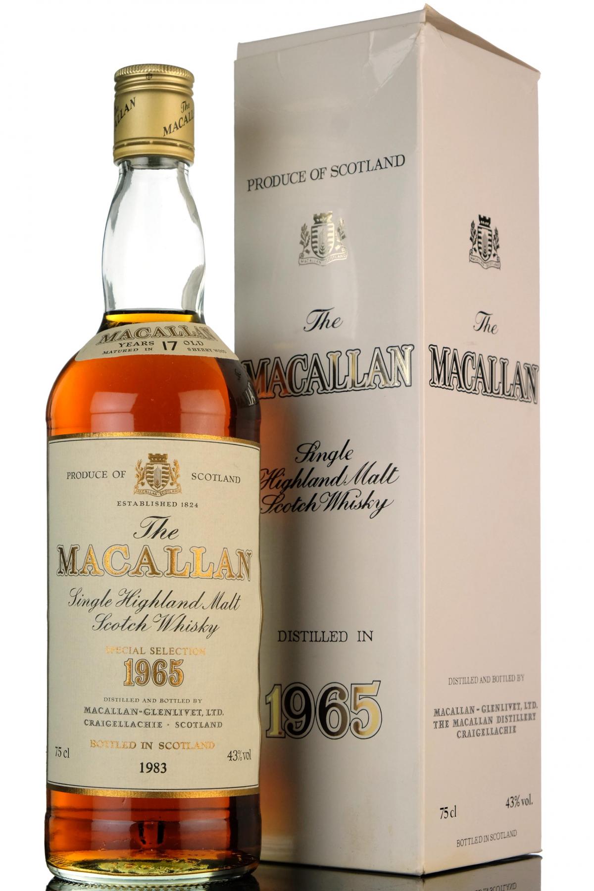 Macallan 1965-1983 - 17 Year Old