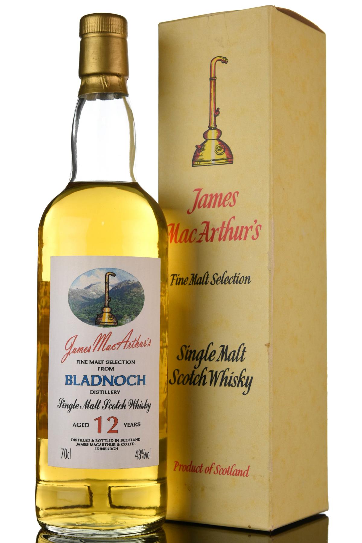 Bladnoch 12 Year Old - James MacArthur