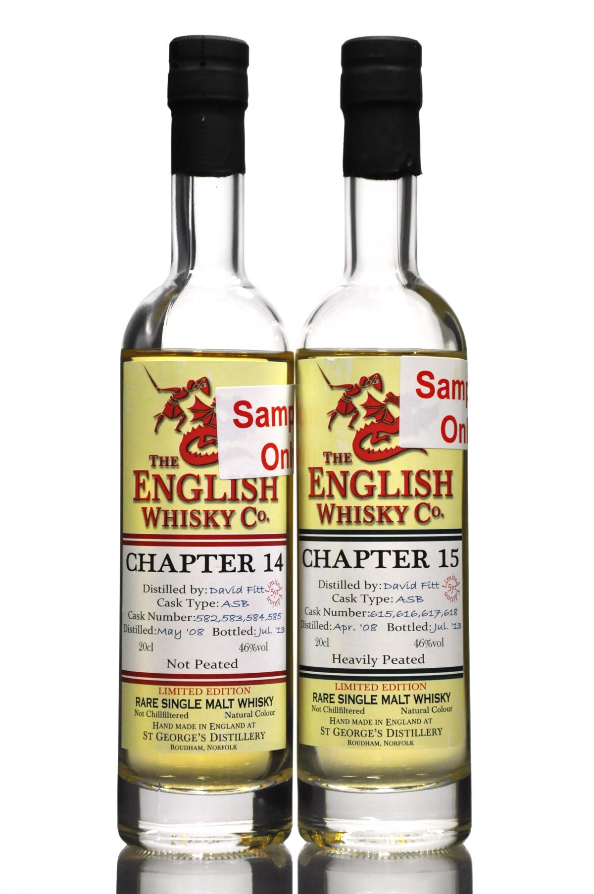 2 x English Whisky - 20cl