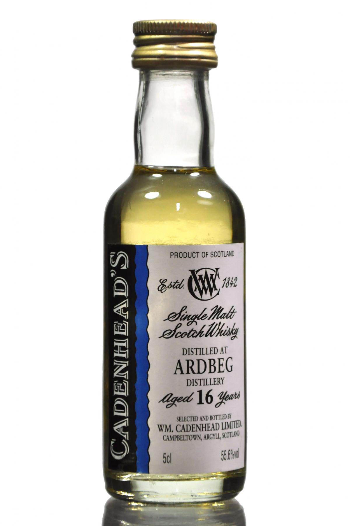 Ardbeg 16 Year Old - Cadenheads Miniature