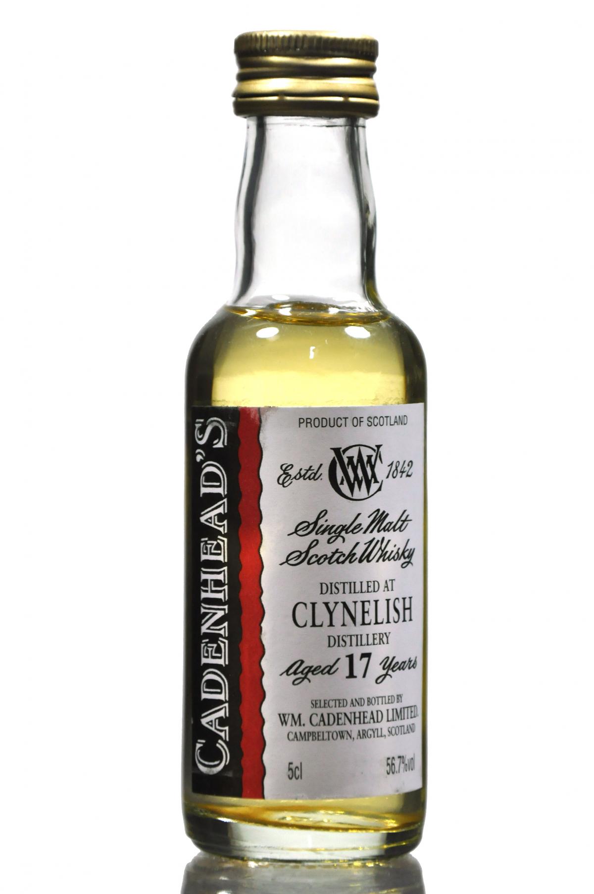 Clynelish 17 Year Old - Cadenhead Miniature