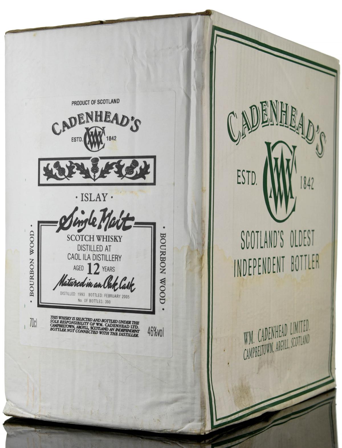 Sealed Case Caol Ila 1993 - 2005 12 Cadenhead