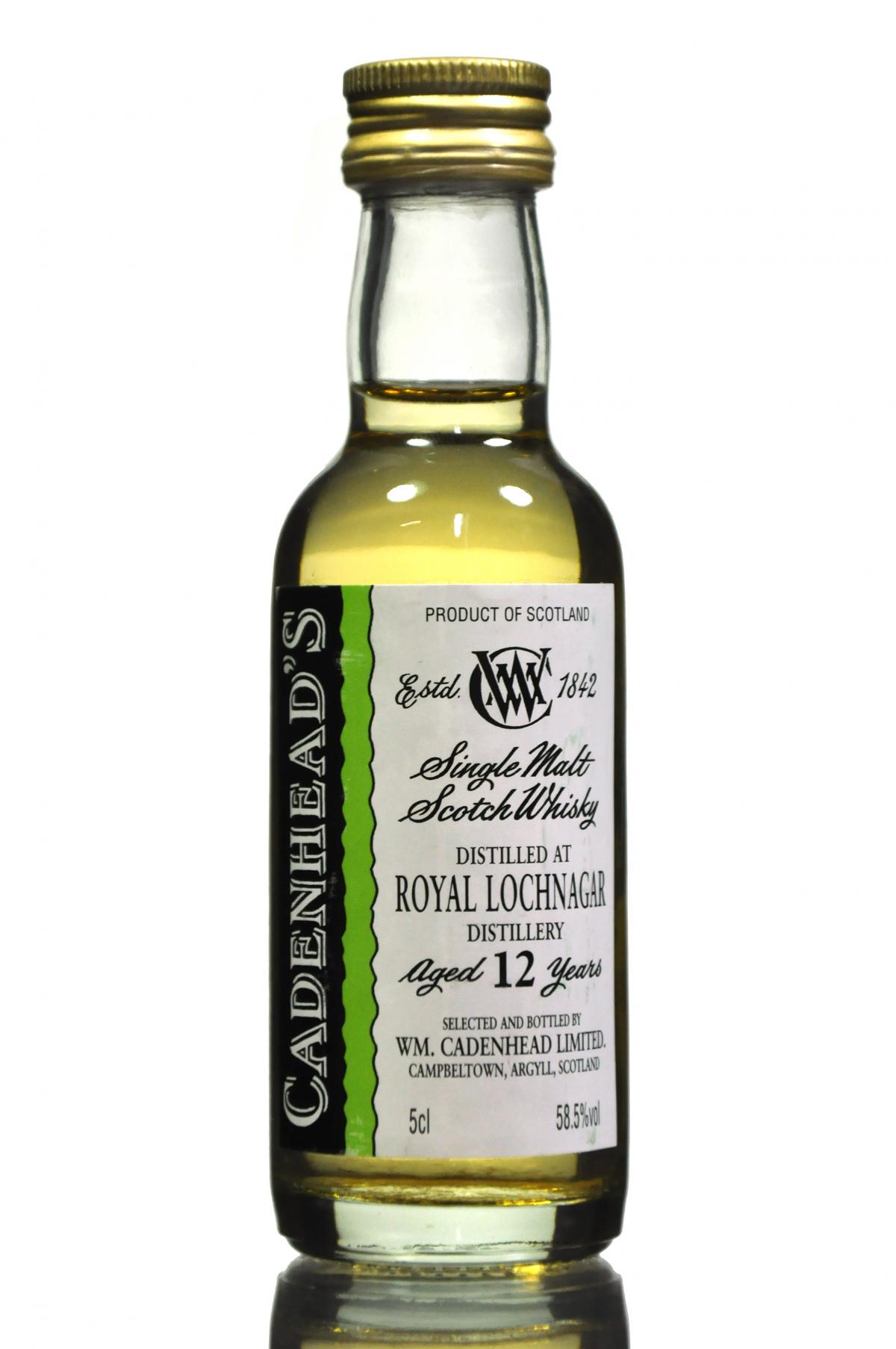 Royal Lochnagar 12 Year Old - Cadenhead Miniature