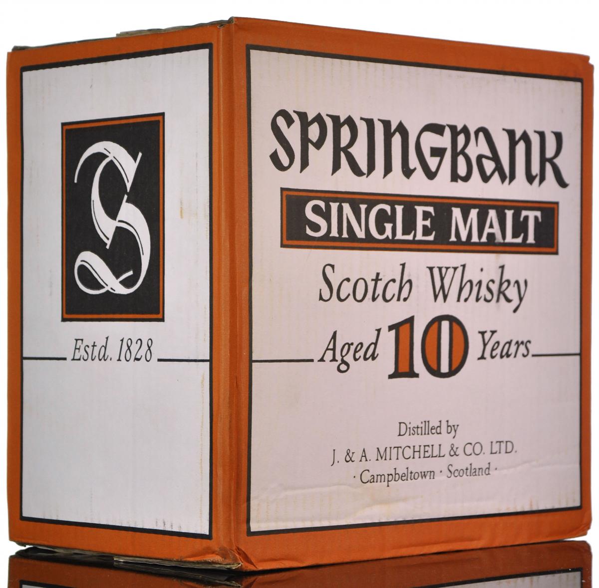 Sealed Case Springbank 10 Year Old