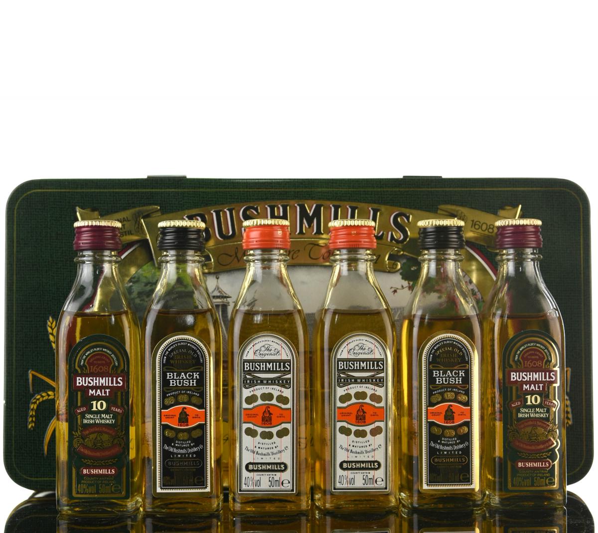 Bushmills Irish Whiskey Miniature Set