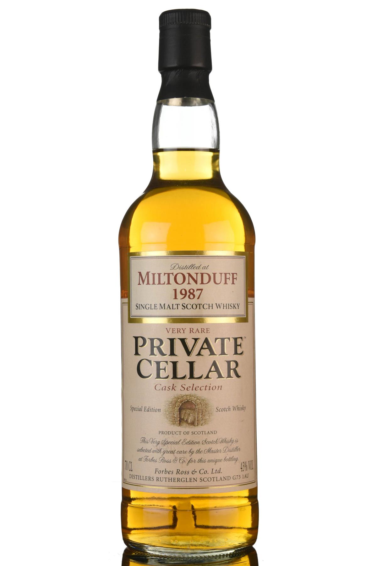 Miltonduff 1987  Private Cellar