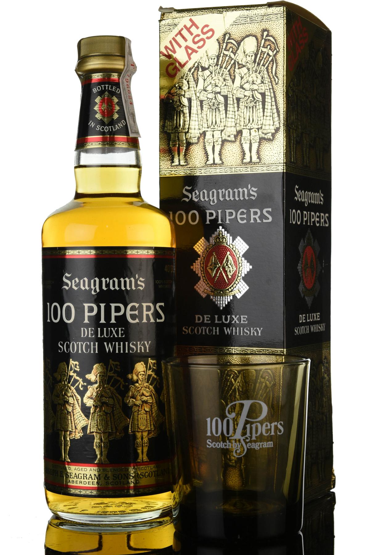 Seagrams 100 Pipers - 1980s