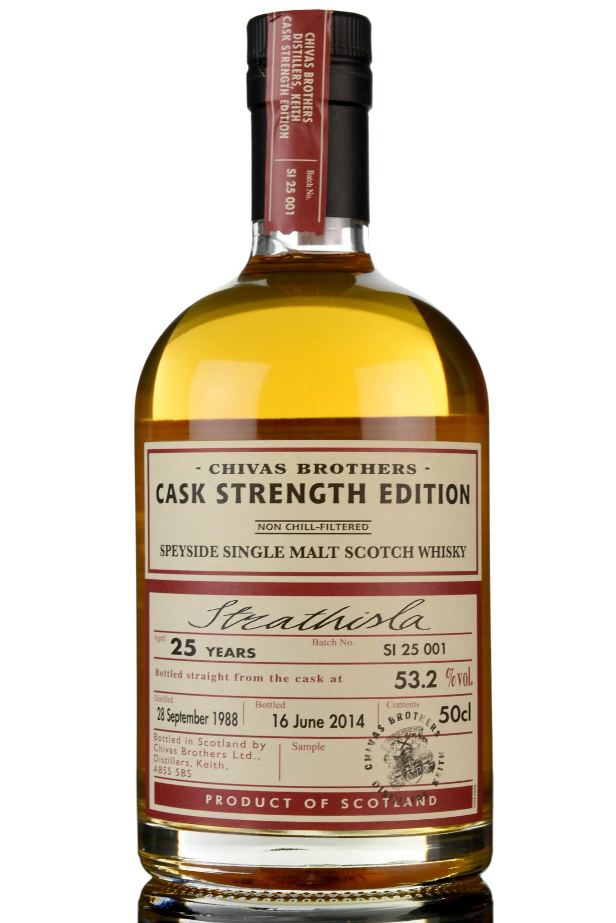 Strathisla 19882014  25 Year Old  Chivas Brothers