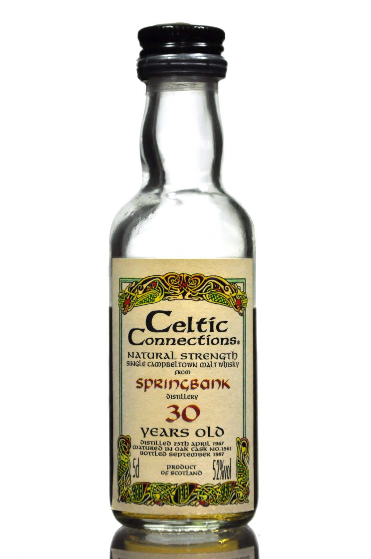 Springbank 1967-1997 - Celtic Connections Miniature
