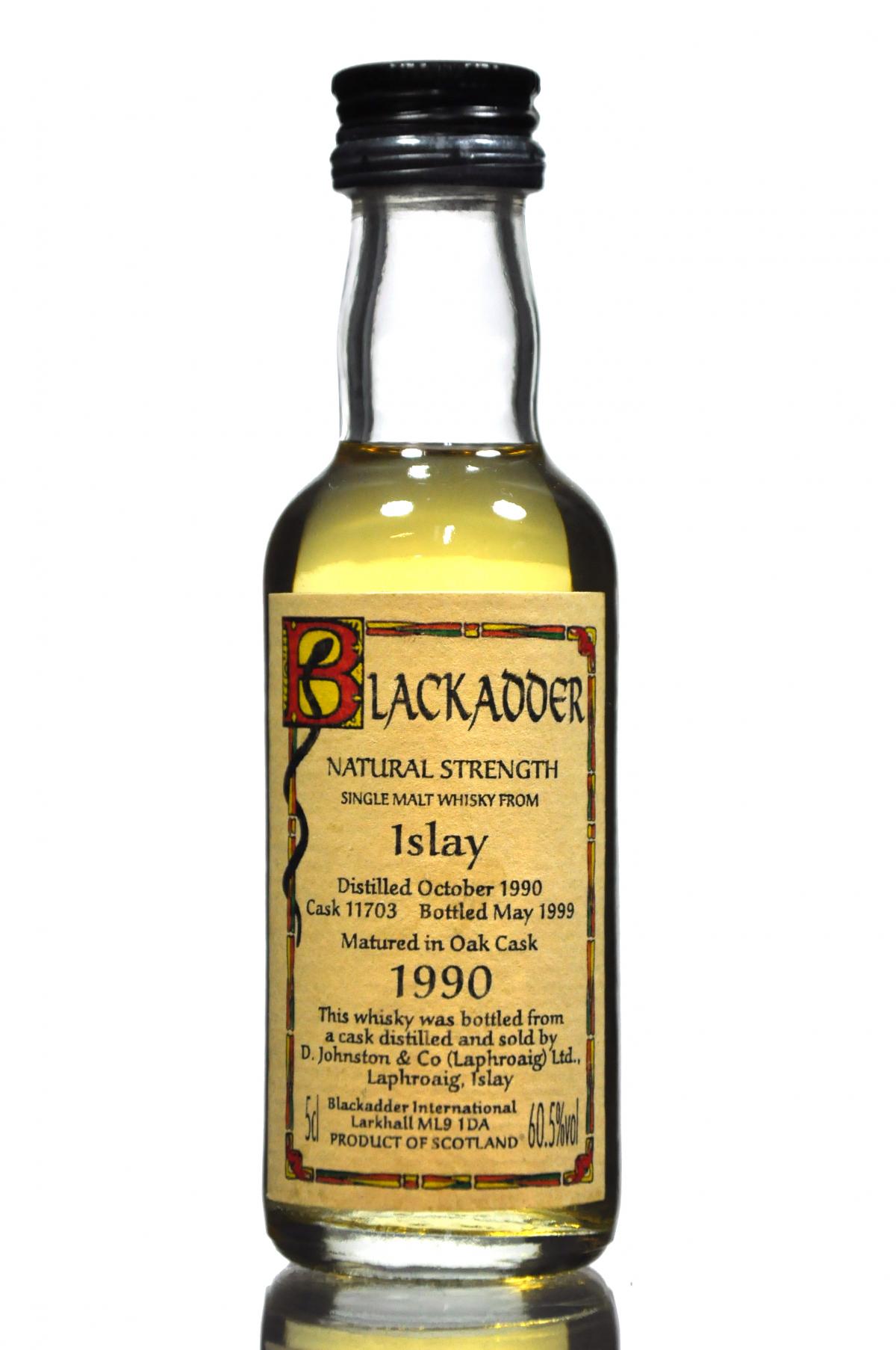 Laphroaig 1990-1999 - Blackadder Miniature