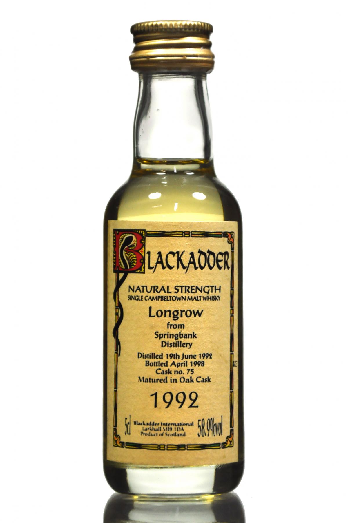 Longrow 1992-1998 - Blackadder Miniature
