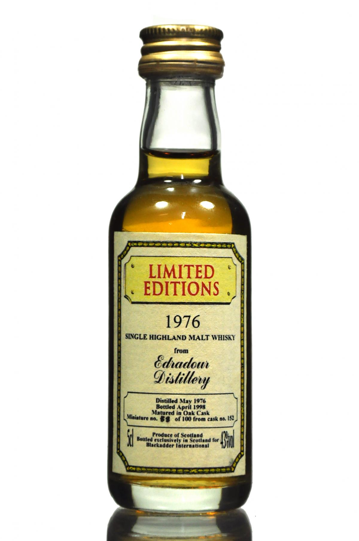 Edradour 1976-1998 - Blackadder Miniature