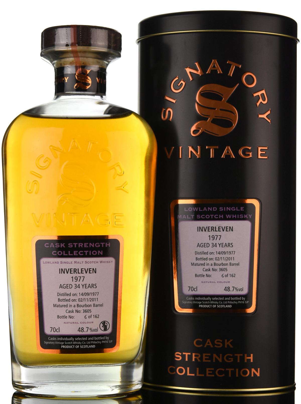 Inverleven 1977 - 2011 34 Signatory Vintage