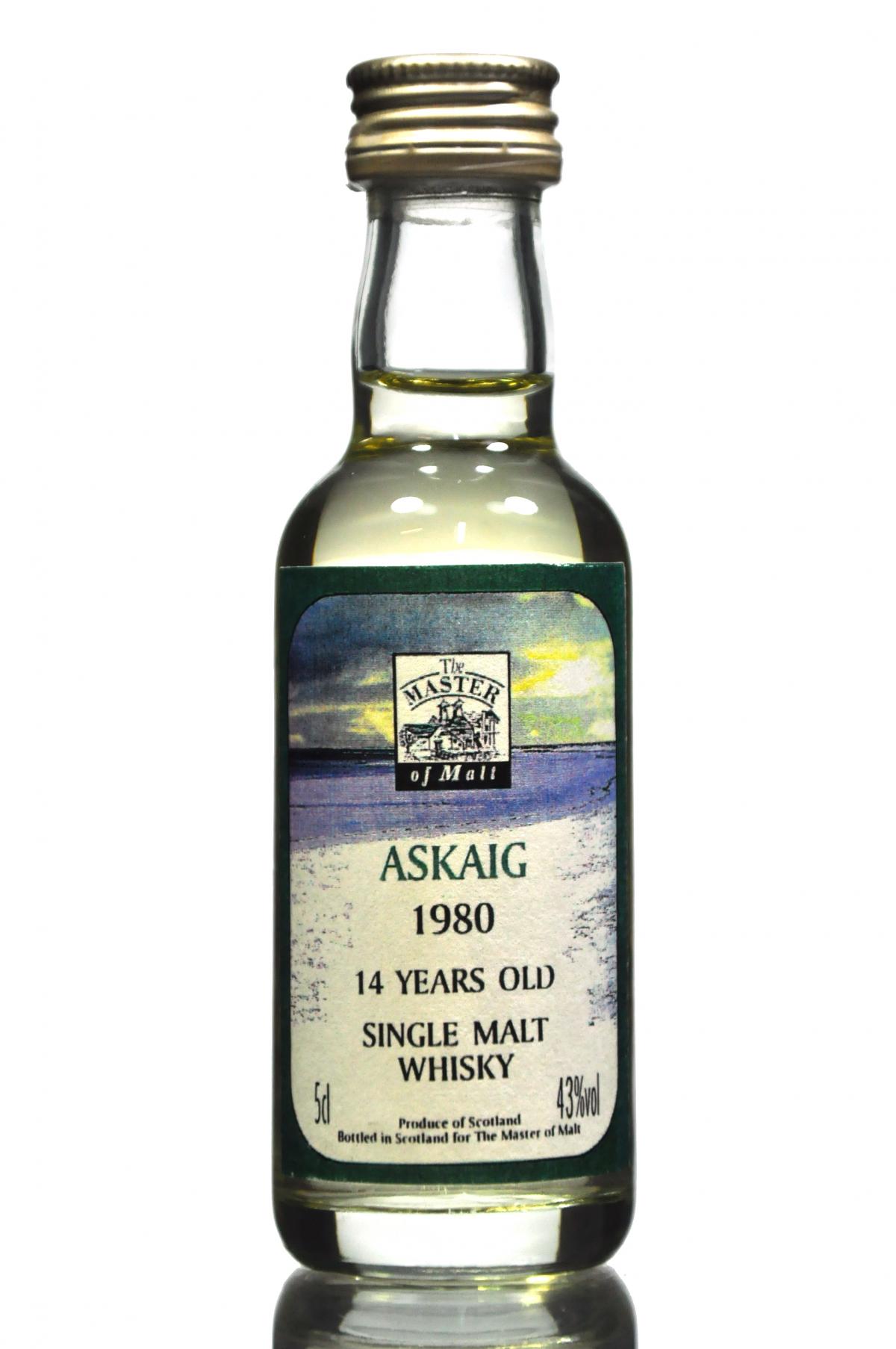 Askaig 1980 - 14 Year Old - Master Of Malts Miniature