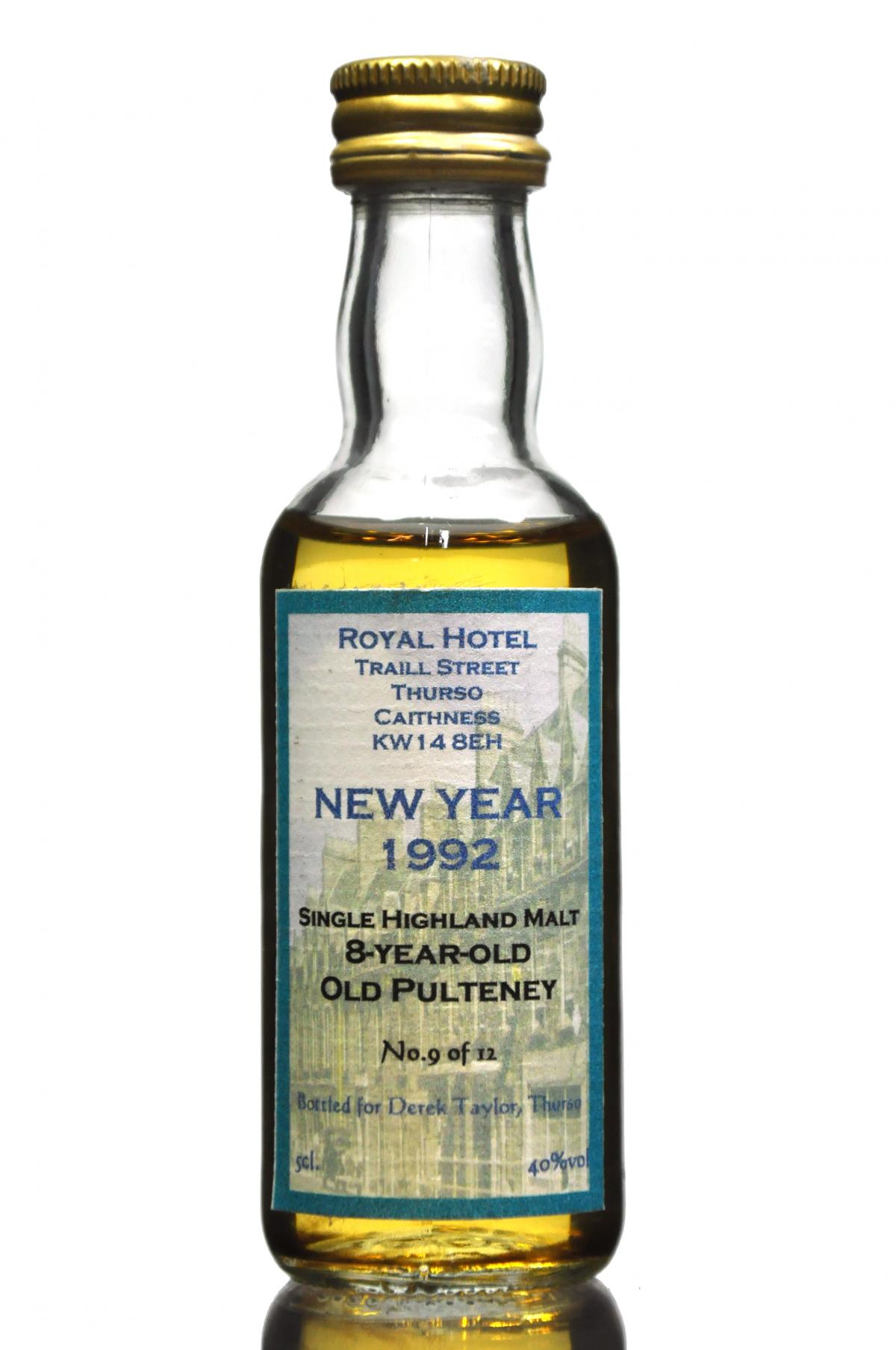 Old Pulteney Royal Hotel - Derek Taylor Miniature - One Of 12