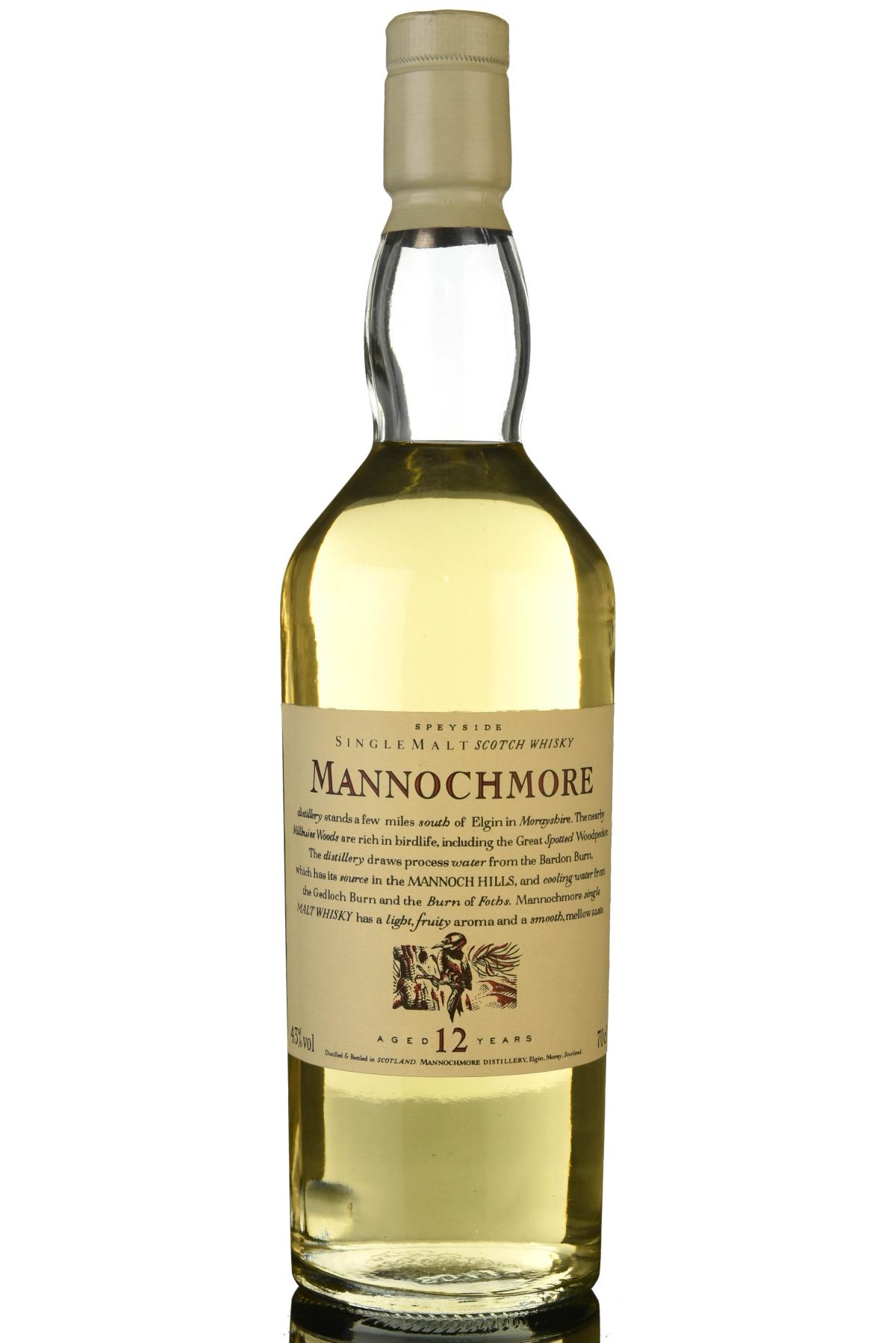 Mannochmore 12 Year Old - Flora & Fauna - White Capsule