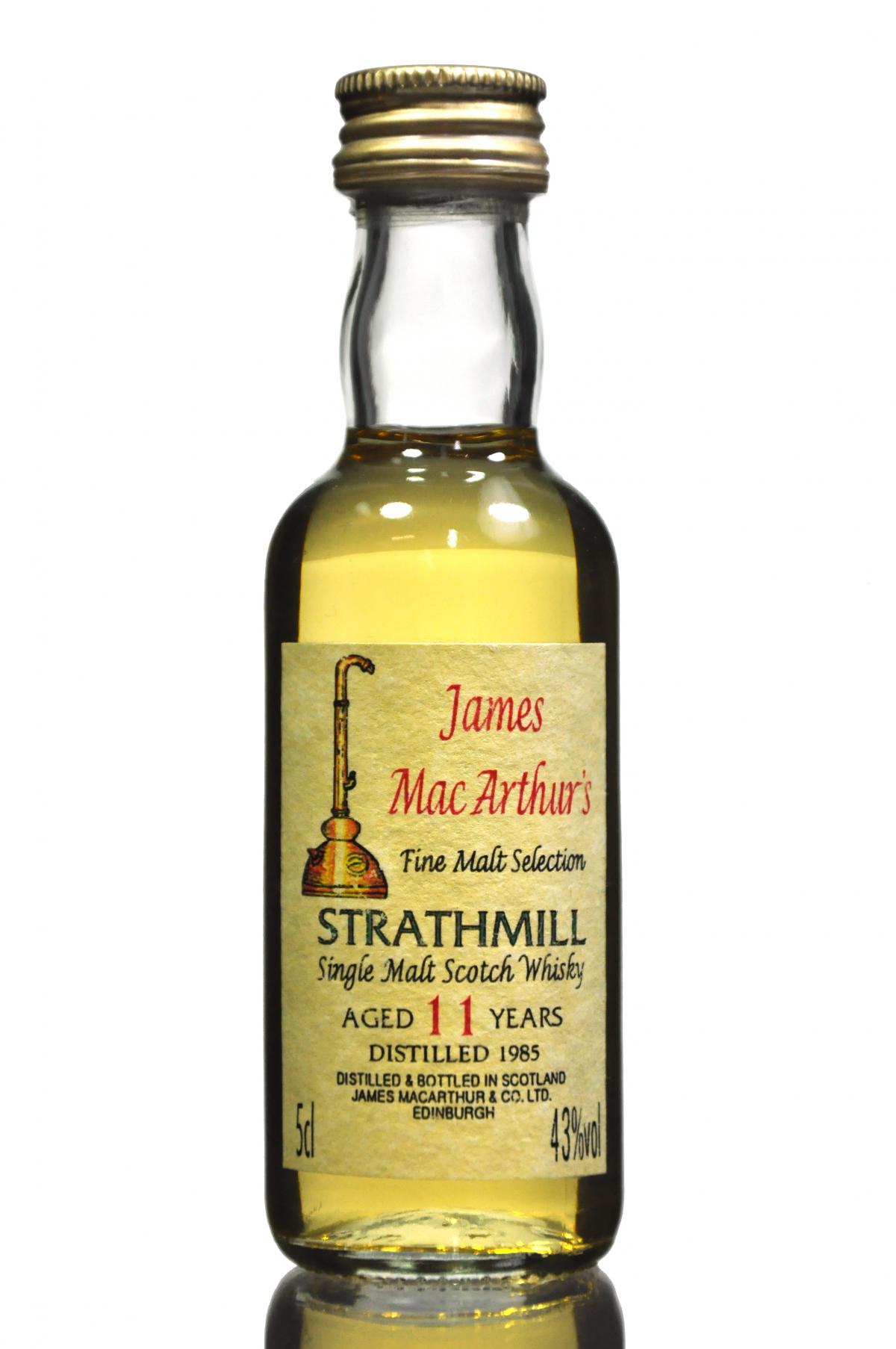 Strathmill 1985 - 11 Year Old - James MacArthurs Miniature