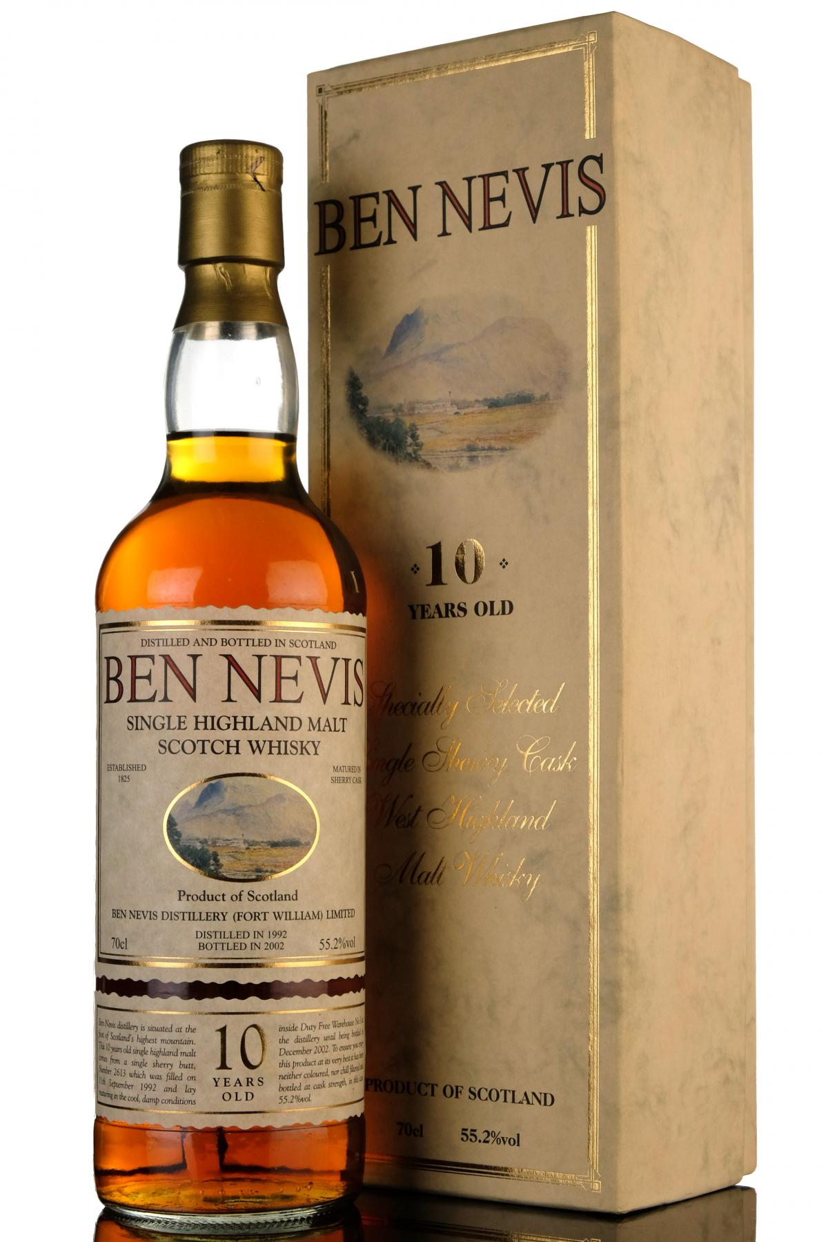 Ben Nevis 1992-2002 - 10 Year Old