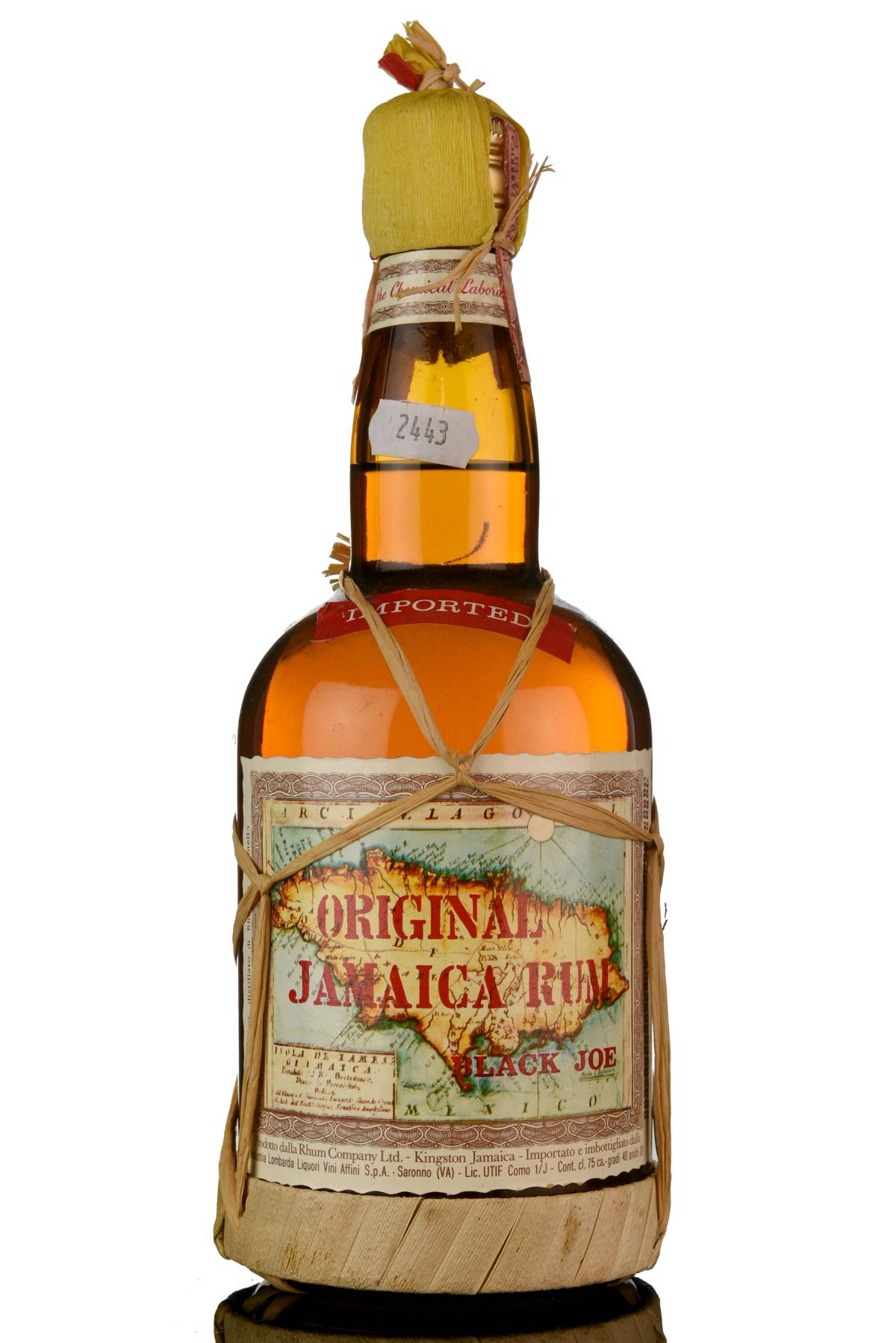 Black Joe Original Jamaica Rum - 1960s
