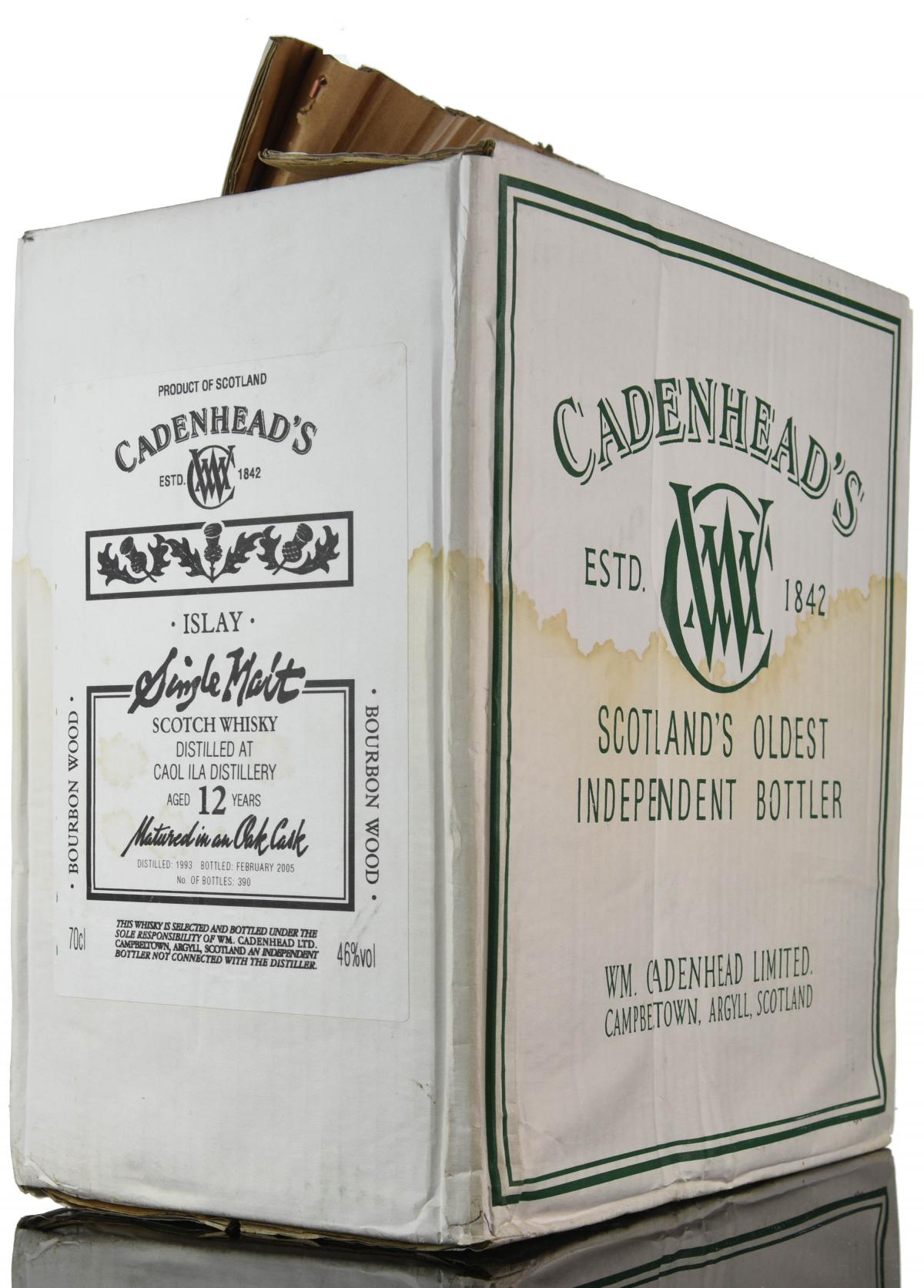 1 Case Caol Ila 1993 - 2005 12 Cadenheads