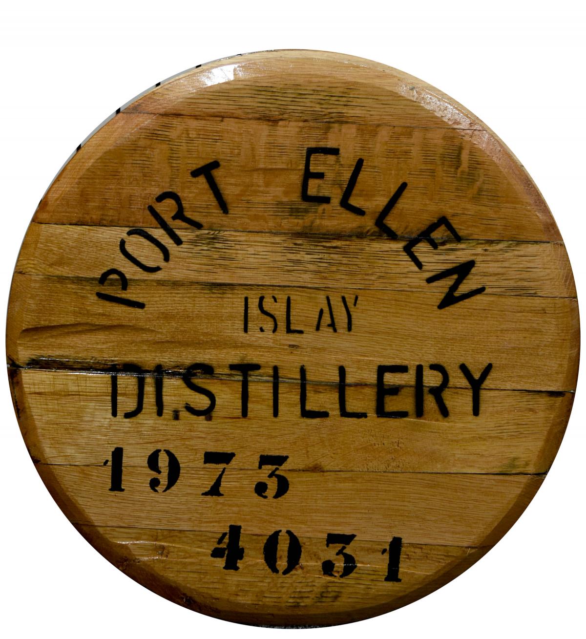Port Ellen Branded Cask End
