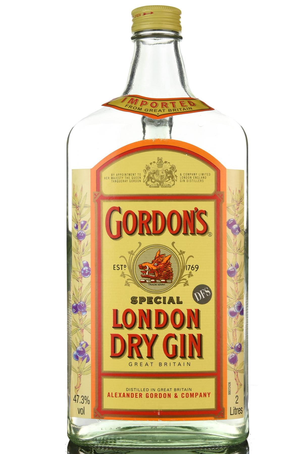 Gordons Gin  2 Litres