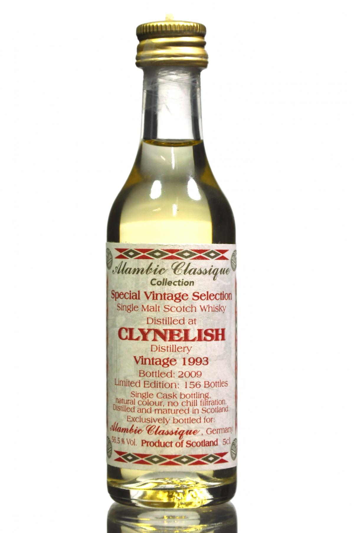 Clynelish 1993-2009 - Alambic Classique Collection Miniature