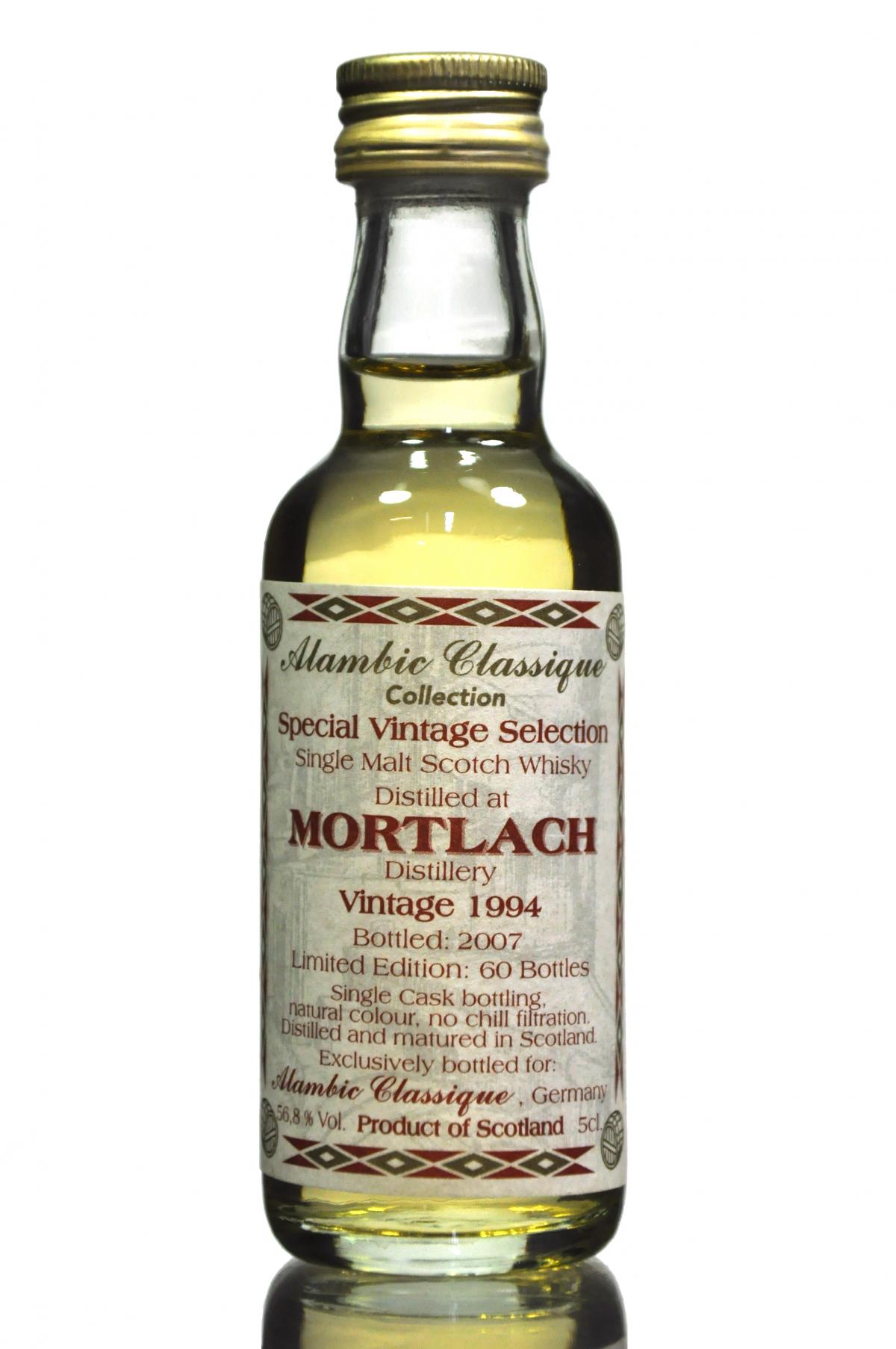 Mortlach 1994-2007 - Alambic Classique Collection Miniature