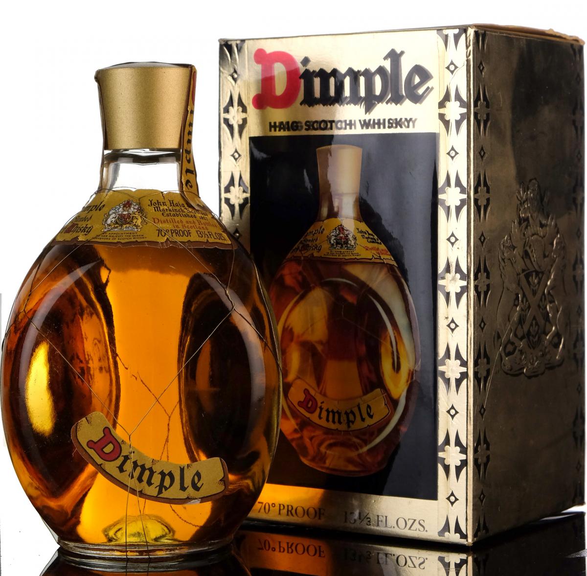 Haigs Dimple - 1970s - Half Bottle