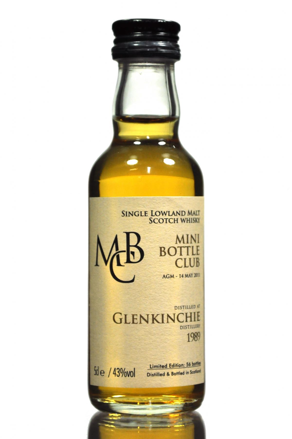 Glenkinchie 1989 - Mini Bottle Club Miniature