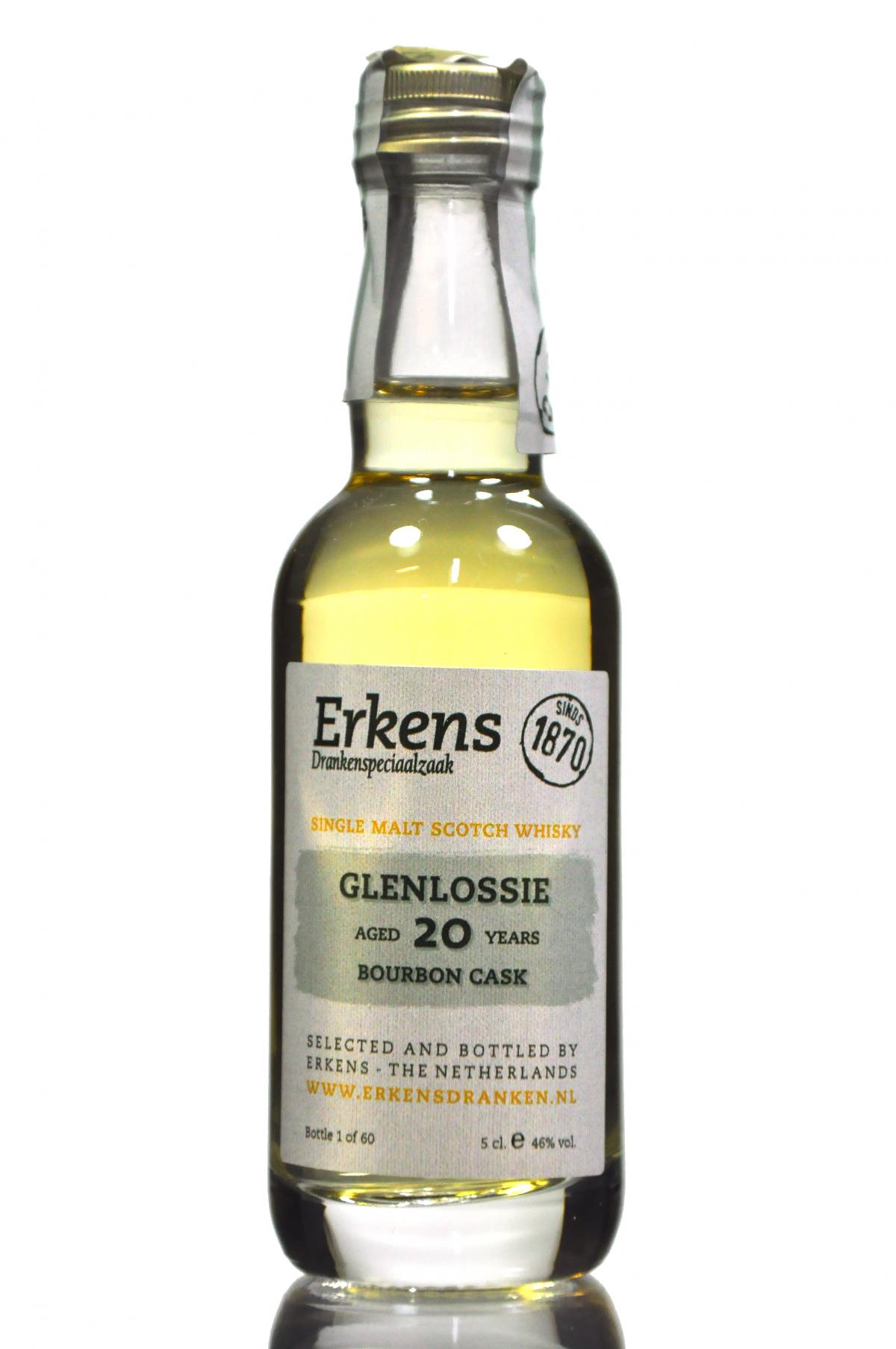 Glenlossie 20 Year Old - Erkens Miniature