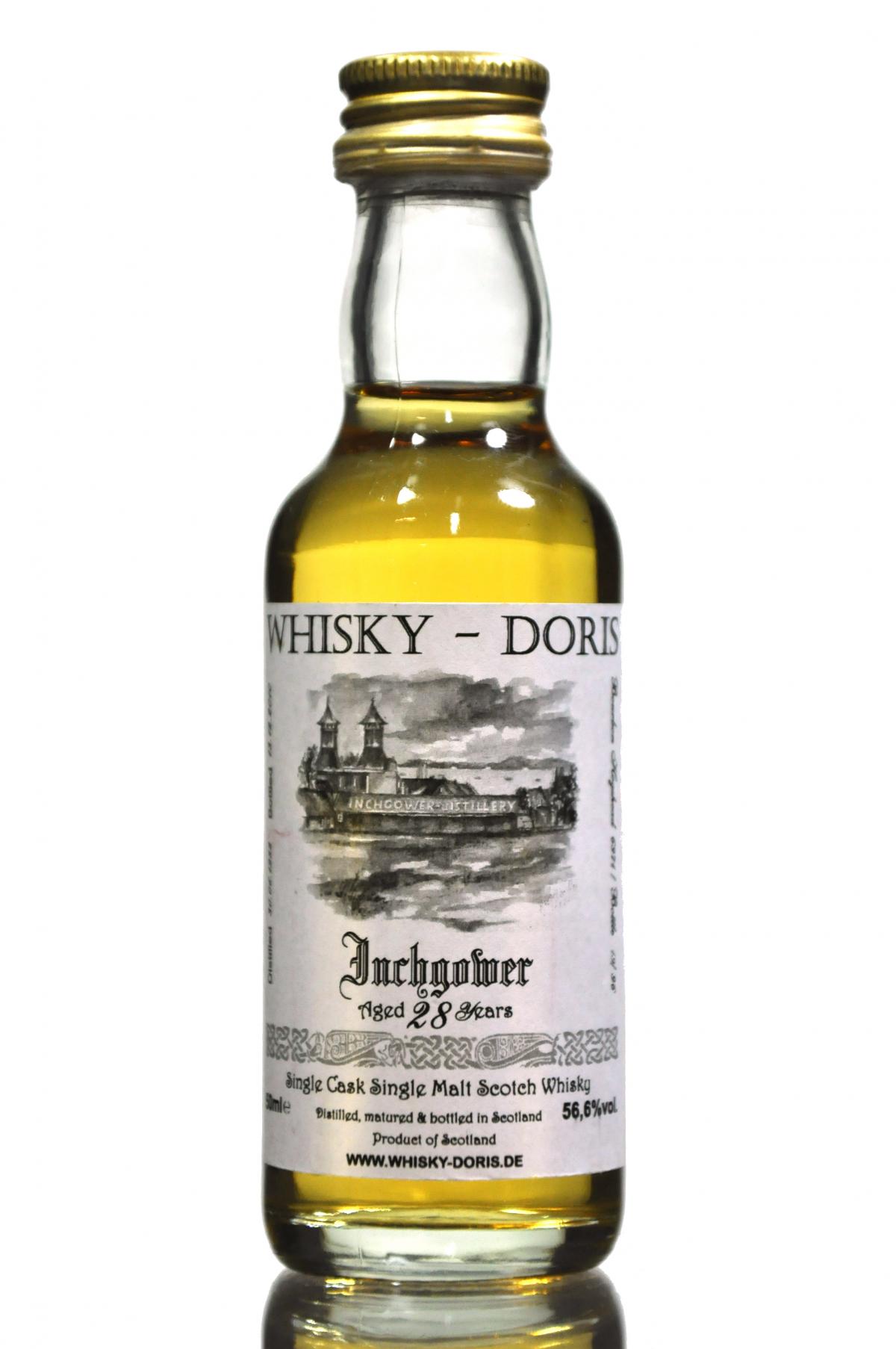 Inchgower 1982-2010 - Single Cask - Whisky Doris Miniature