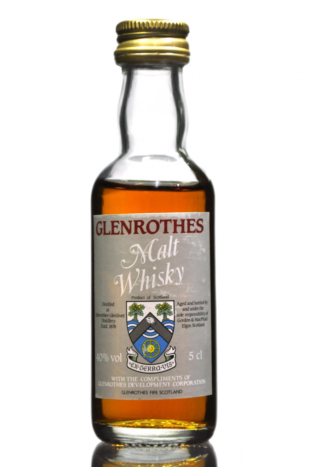 Glenrothes Gordon & MacPhail Miniature