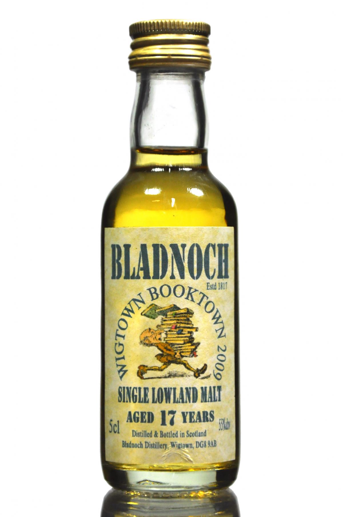 Bladnoch 17 Year Old - Wigtown Booktown 2009 - Miniature