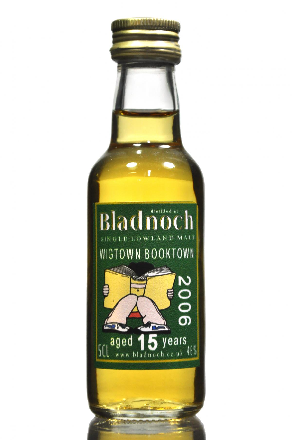 Bladnoch 15 Year Old - Wigtown Booktown 2006 - Miniature