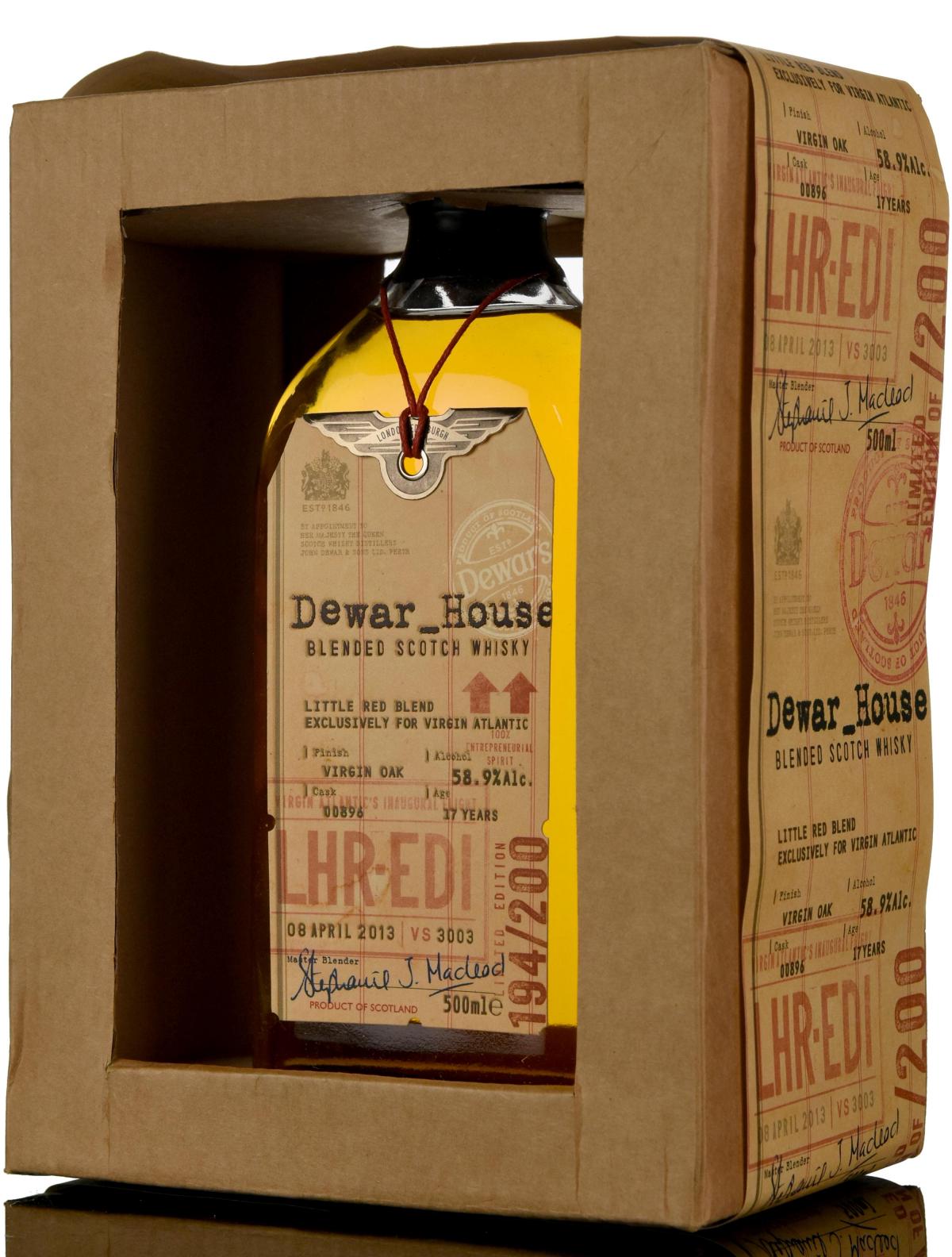 Dewar House 17 Year Old