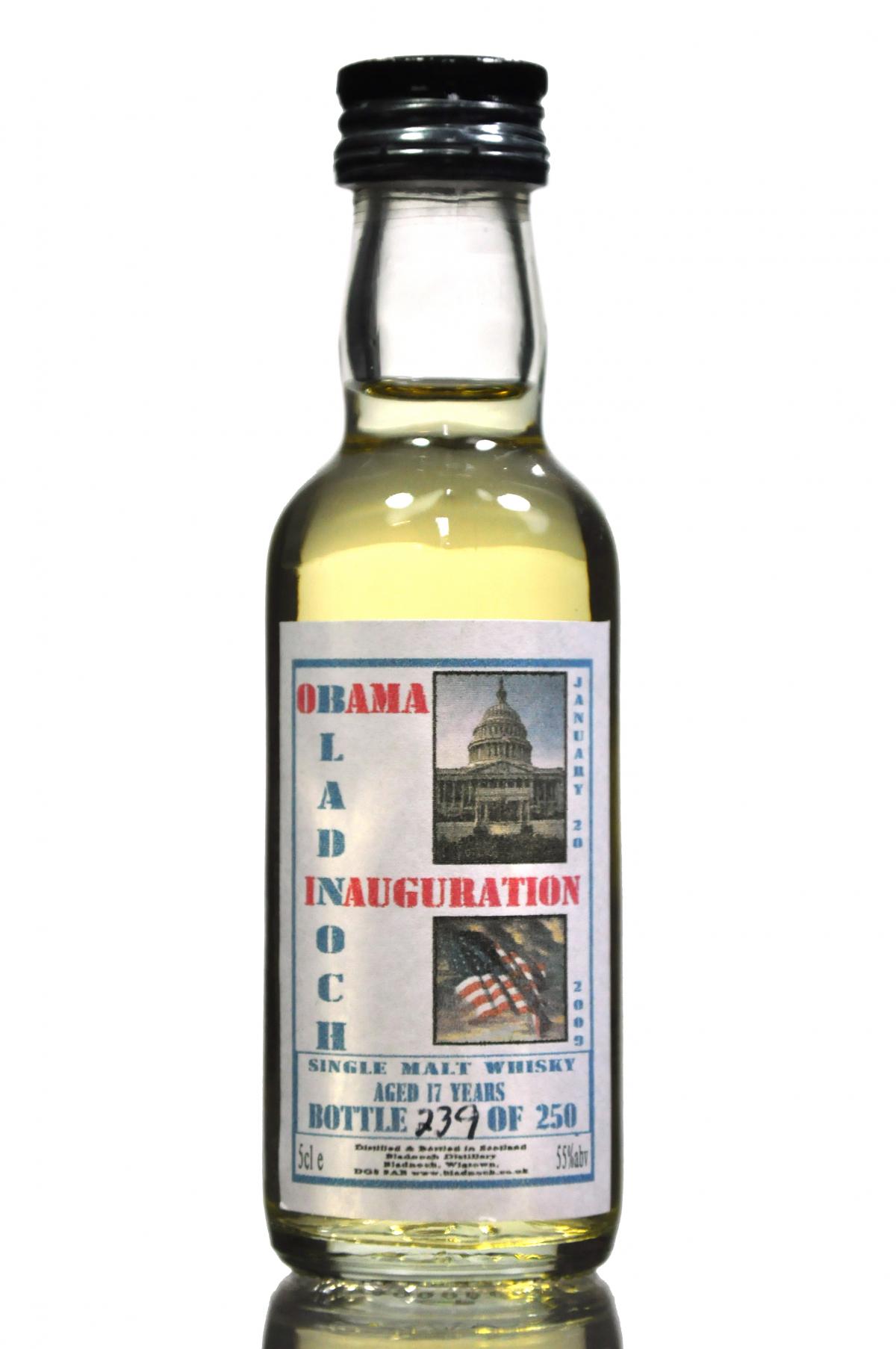Bladnoch 17 Year Old - Obama Inauguration 2009 - Miniature