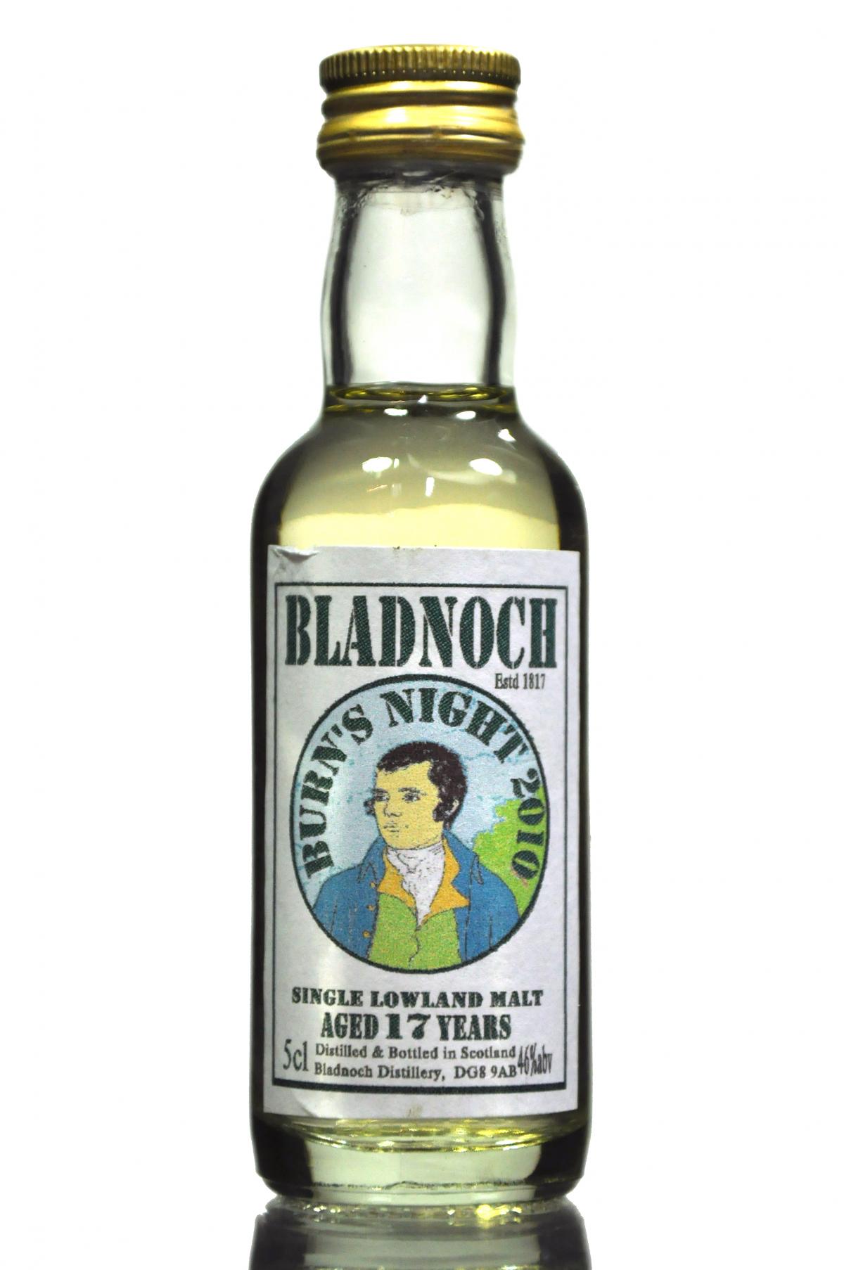 Bladnoch 17 Year Old - Burns Night 2010 - Miniature