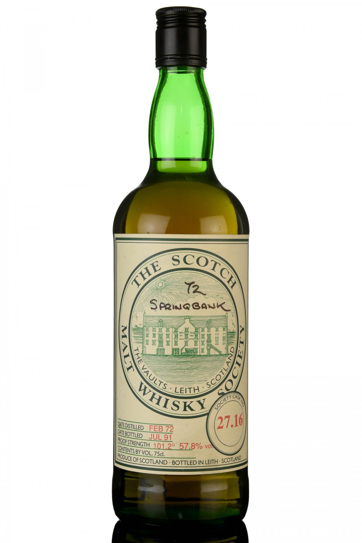 Springbank 1972 - 1991 Smws 2716