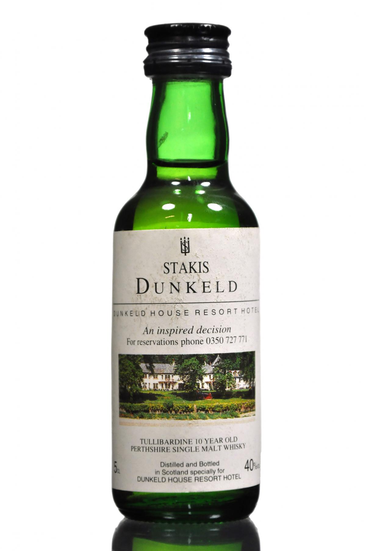 Tullibardine 10 Year Old  - Dunkeld House Resort Hotel Miniature
