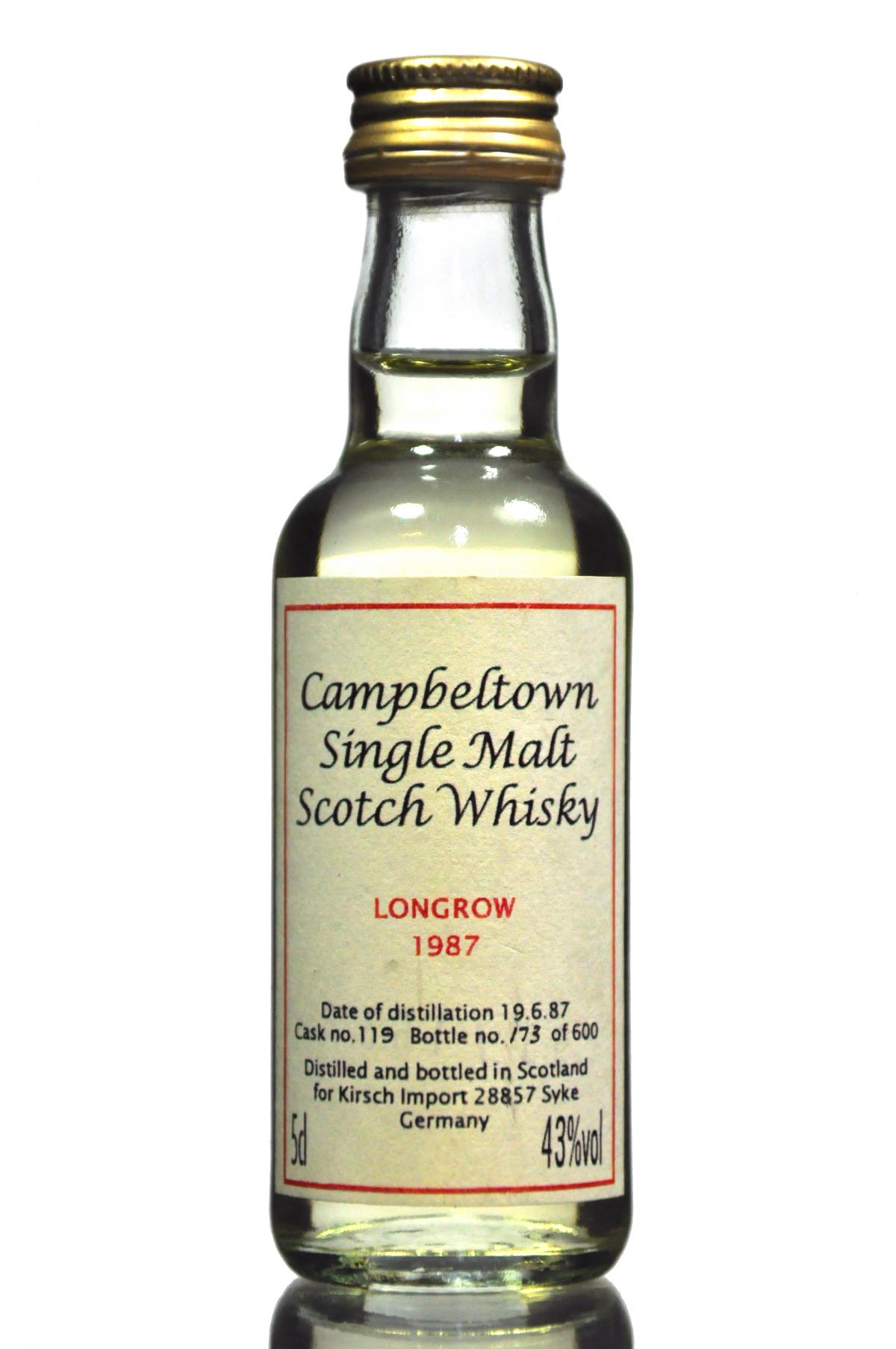 Longrow 1987 - Kirsch Import 28857 Miniature